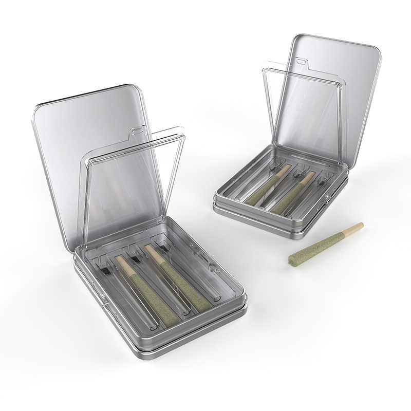 King Size Child Resistant Pre Roll Tin Case