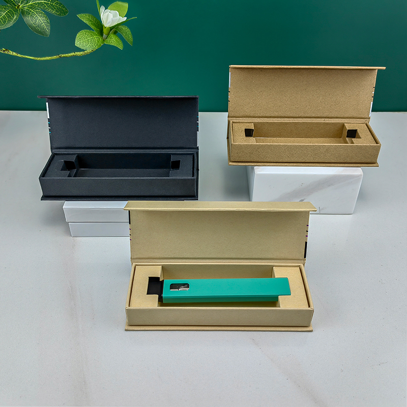 Flat Closed Magnetic Disposable Vape Packaging