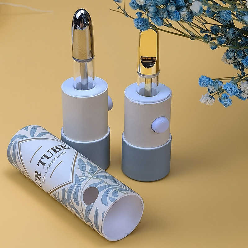 Custom Child Resistant Paper Tube for Vape Cartridge Packaging