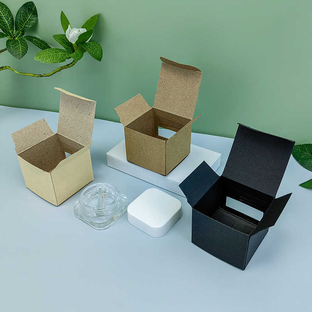 Folding Box for Dab Jar & Wax Packaging | Reverse Tuck Carton for Glass Containers