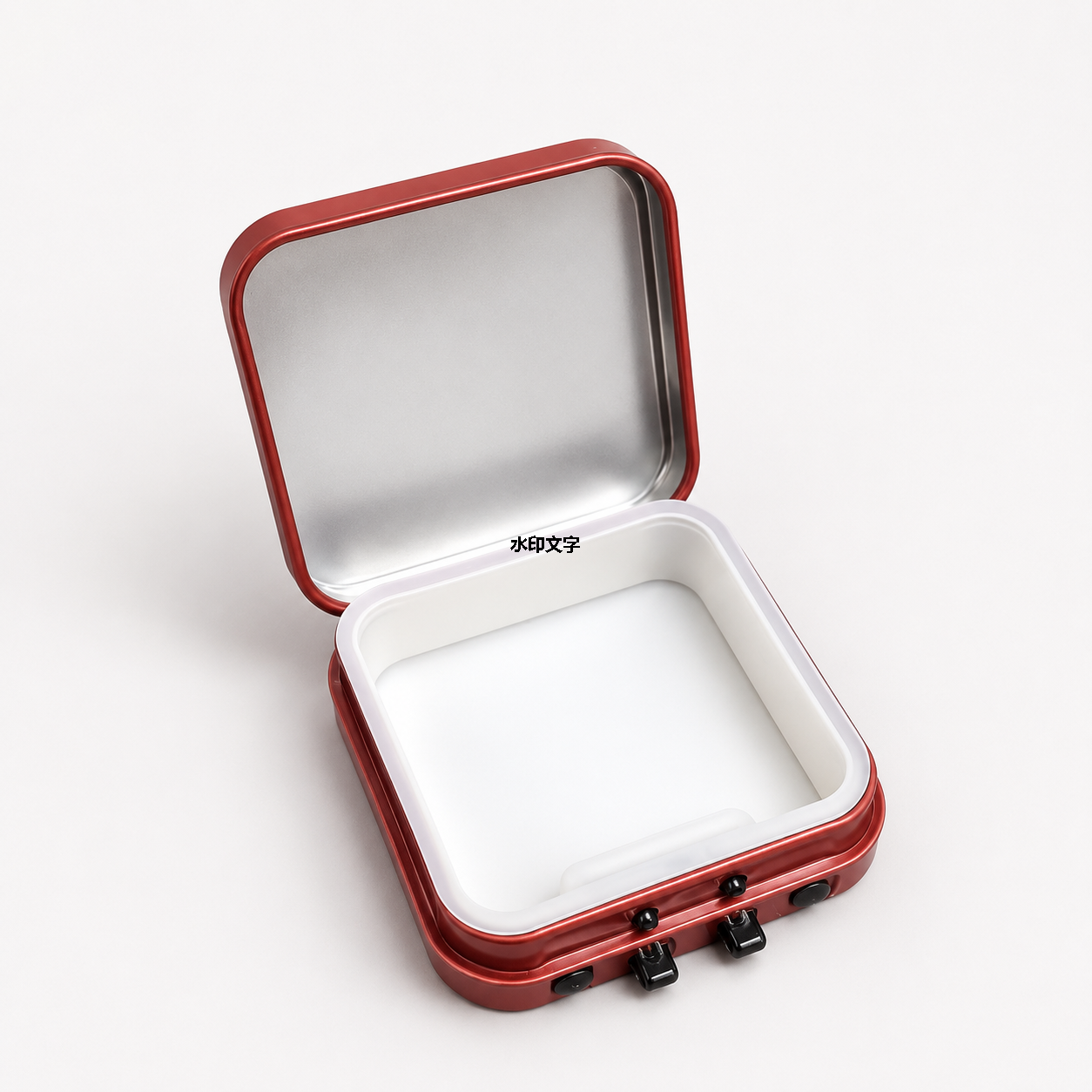 Mini Child-Resistant Square Tin for Cannabis Mints
