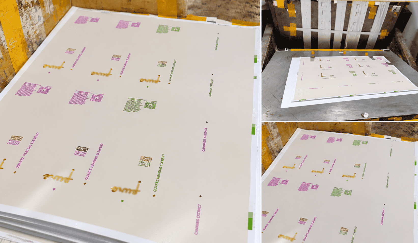 Foil stamping and metallic finishing on custom paper packaging