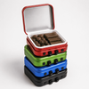 Custom Child-Resistant Hinged Tin Case for Hash Packaging