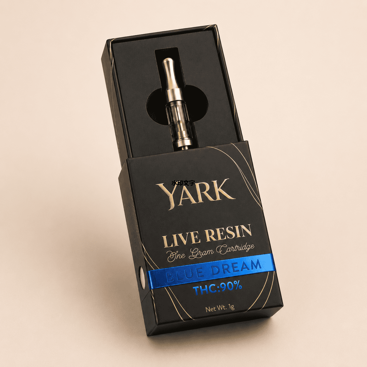 Custom Child-Resistant Live Resin Cartridge Packaging Box