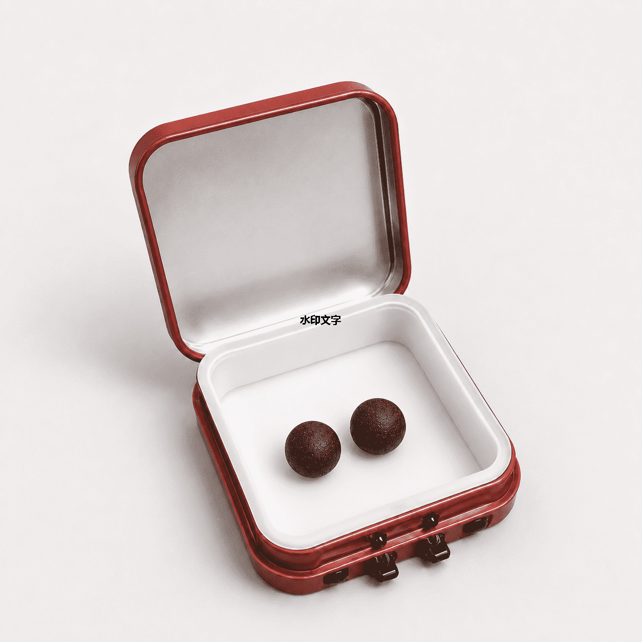 Custom Child-Resistant Hinged Tin Case for Hash Packaging
