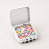 Mini Child-Resistant Square Tin for Cannabis Mints