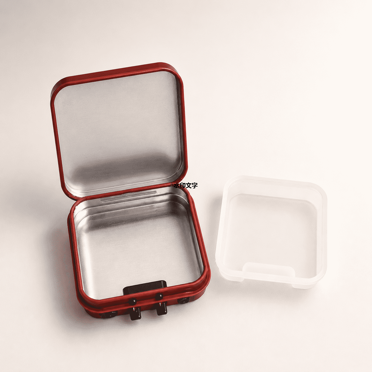 Custom Child-Resistant Hinged Tin Case for Hash Packaging