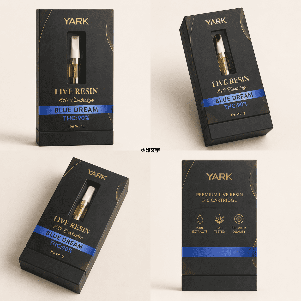 Custom Child-Resistant Live Resin Cartridge Packaging Box