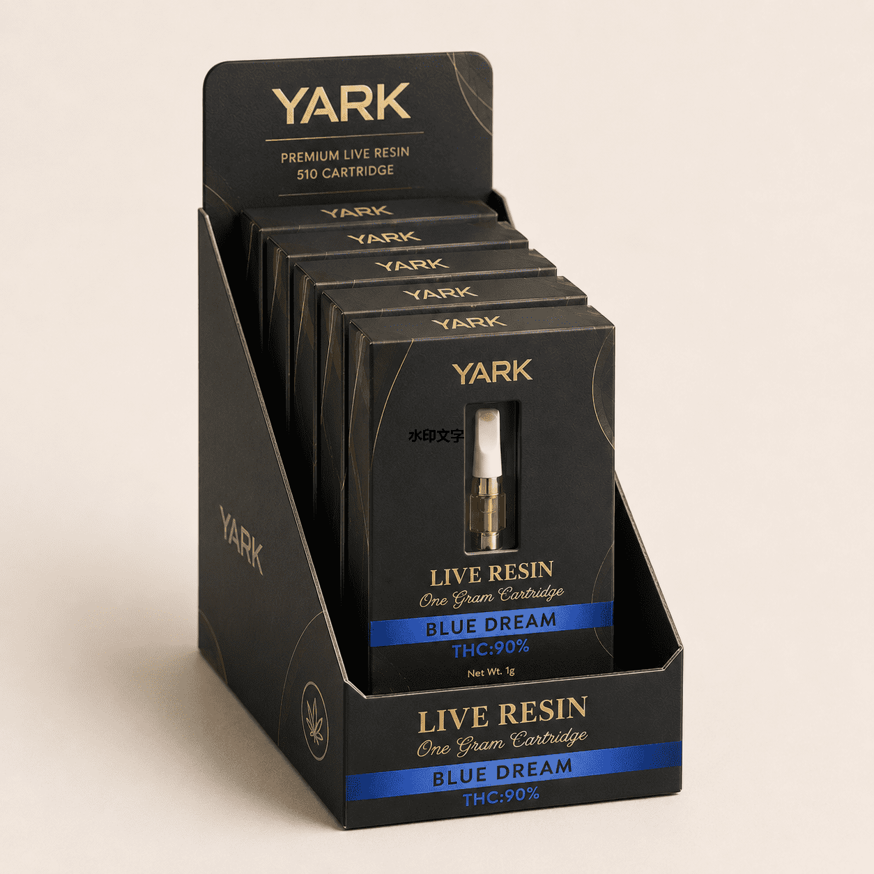 Custom Child-Resistant Live Resin Cartridge Packaging Box