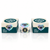 Custom Top and Base Rigid Box with Logo Cutout for Concentrate Jars