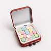 Mini Child-Resistant Square Tin for Cannabis Mints